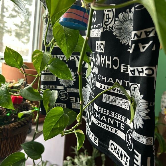 Ness Black & White Chante T-shirt size Large - Picture 12 of 16